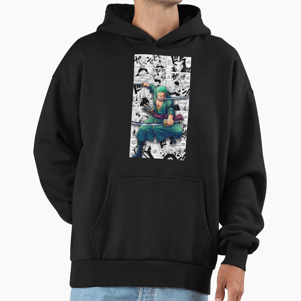 Roronoa Zoro Unbreakable Spirit Hoodie - Image 2