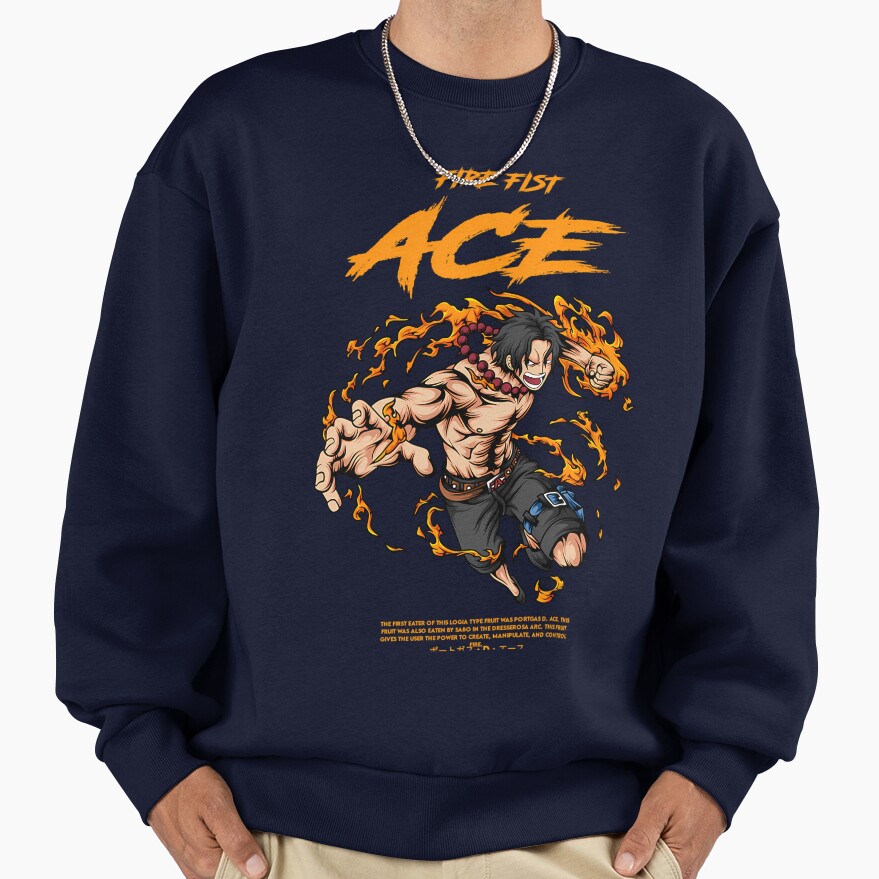 Portgas D Ace Pirate Sweatshirt - Image 5