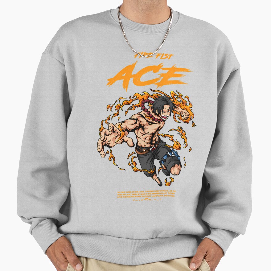Portgas D Ace Pirate Sweatshirt - Image 4