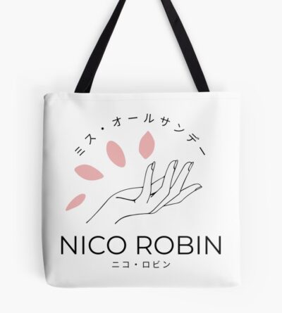 Nico Robin Minimal Logo Tote Bag