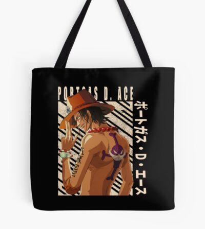 Portgas D Ace Fire Fist Tote Bag