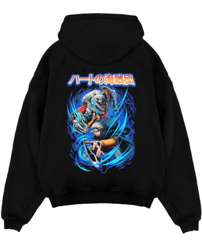 Trafalgar Law & Bepo One Piece Heart Pirates Hoodie
