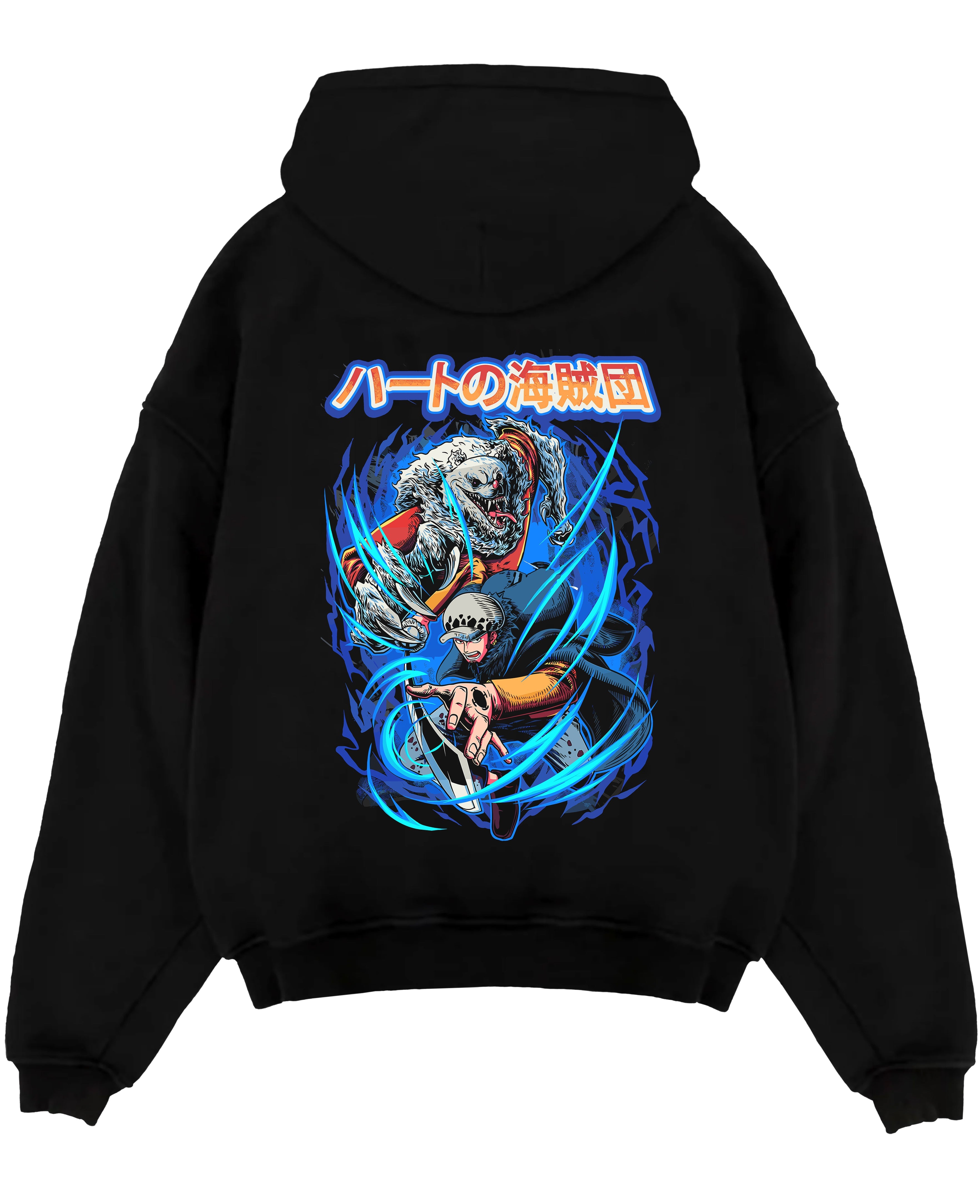 Trafalgar Law & Bepo One Piece Heart Pirates Hoodie