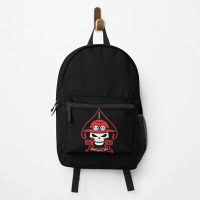 Portgas D Ace Pirate Flag Backpack