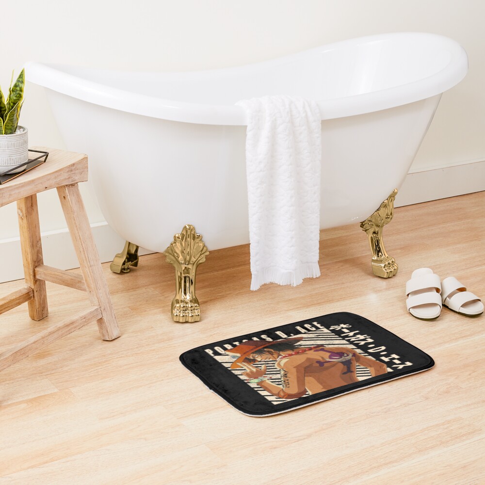 Portgas D Ace Fire Fist Bath Mat - Image 2