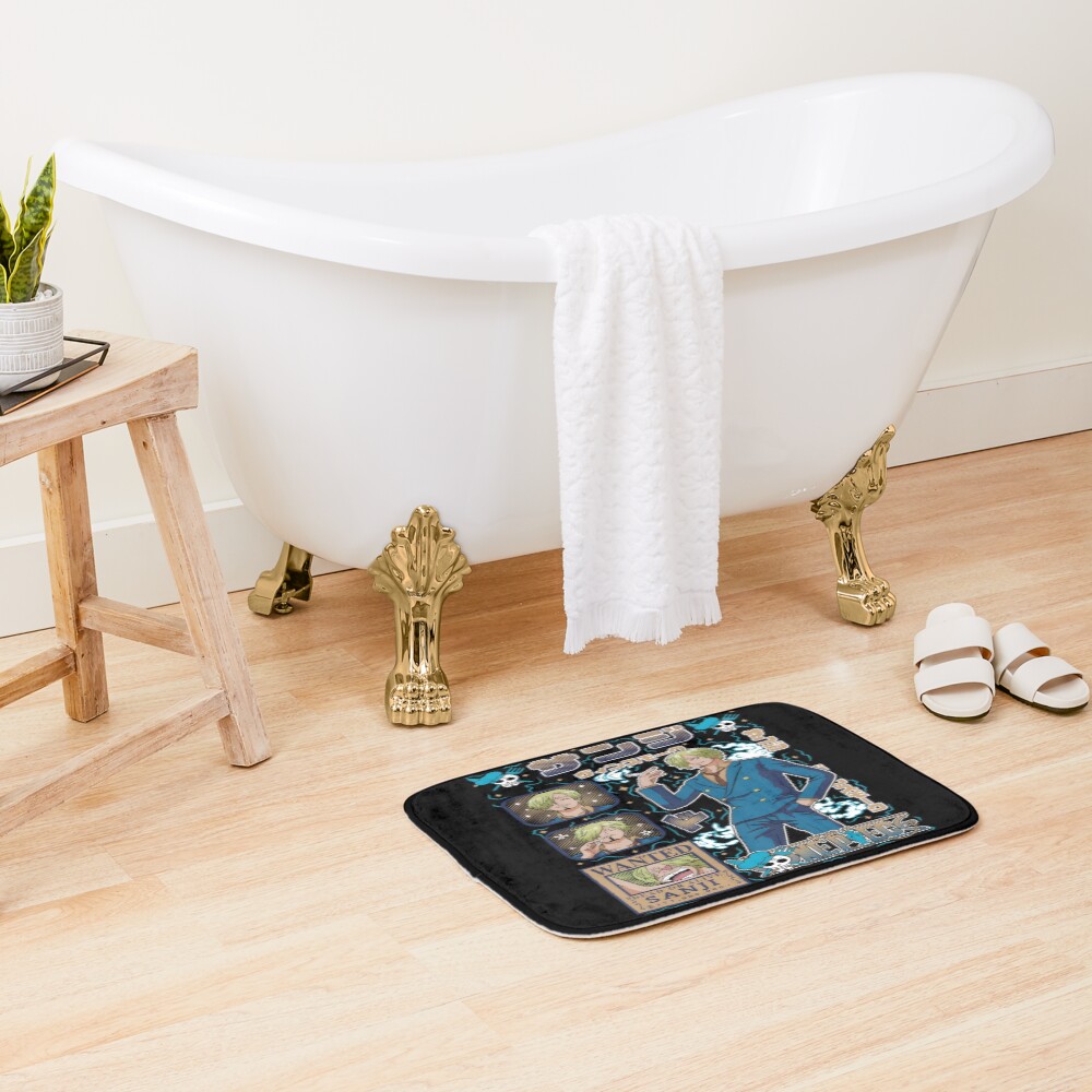 Vinsmoke Sanji Black Leg Bath Mat - Image 2