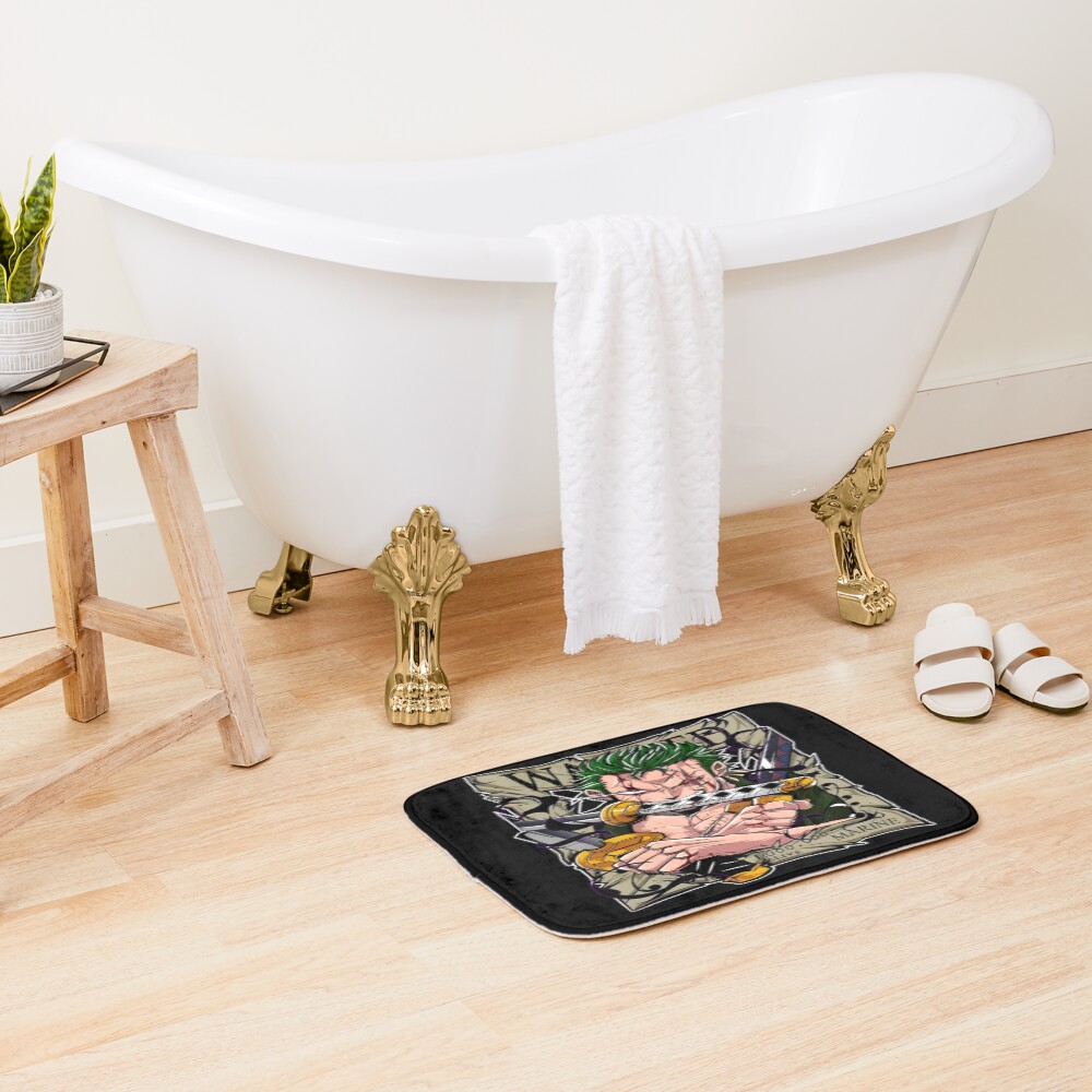 Roronoa Zoro King Of Hell Bath Mat - Image 2