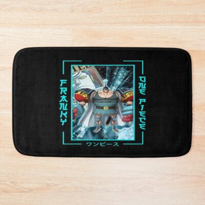 Franky Straw Hat Cyborg Bath Mat