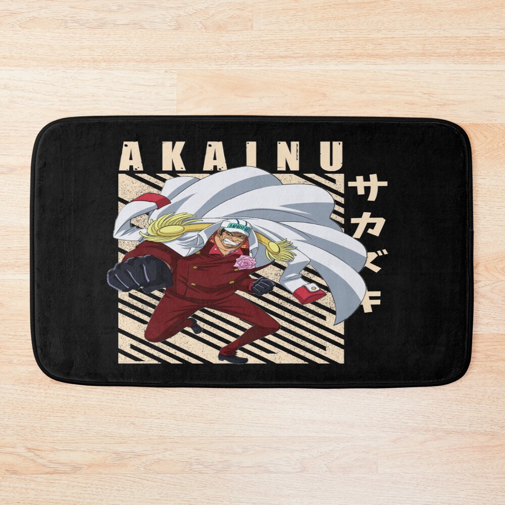 Fleet Admiral Akainu Justice Bath Mat