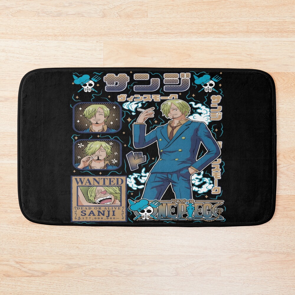 Vinsmoke Sanji Black Leg Bath Mat