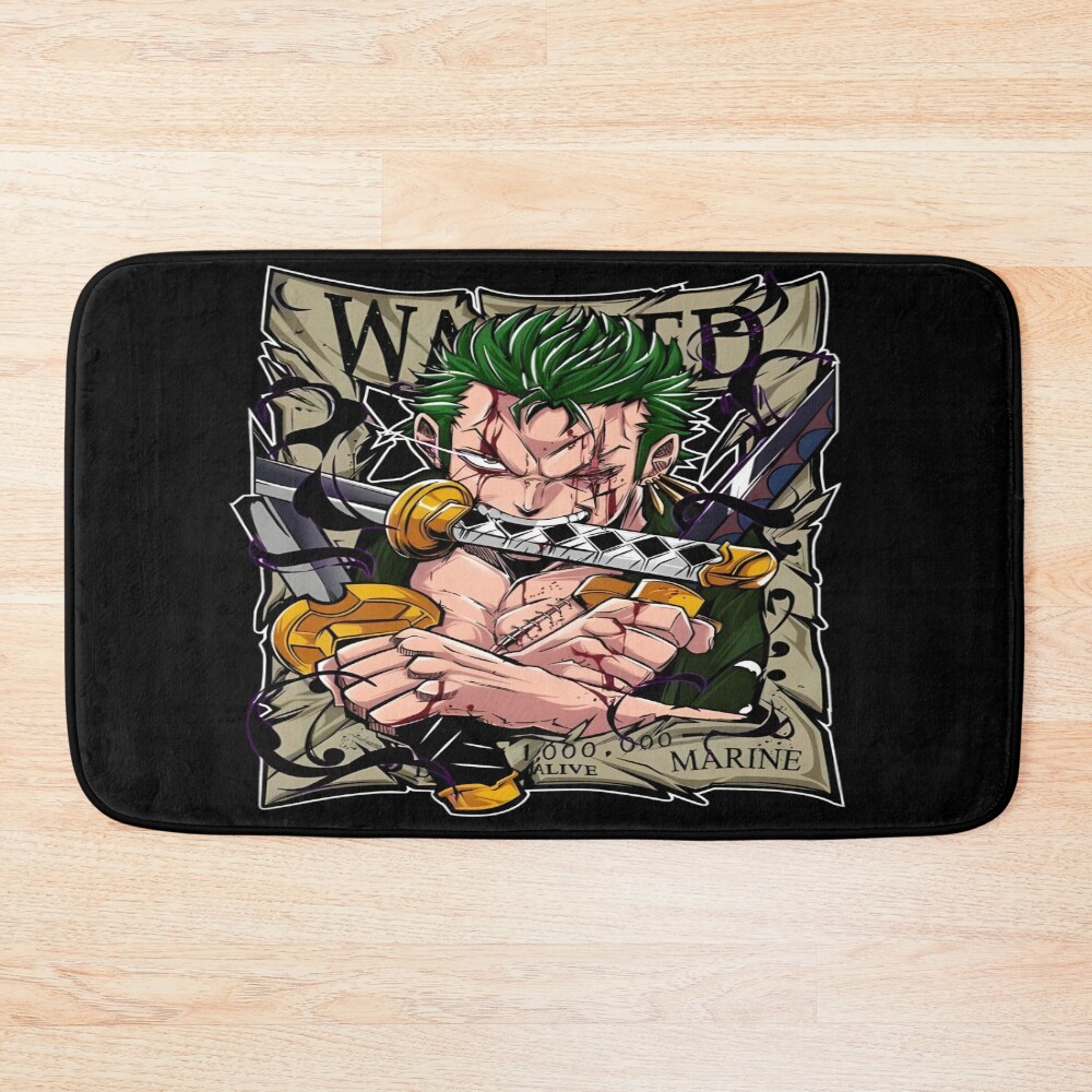 Roronoa Zoro King Of Hell Bath Mat