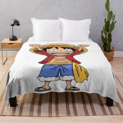 A Very Happy Cowboy Throw Blanket