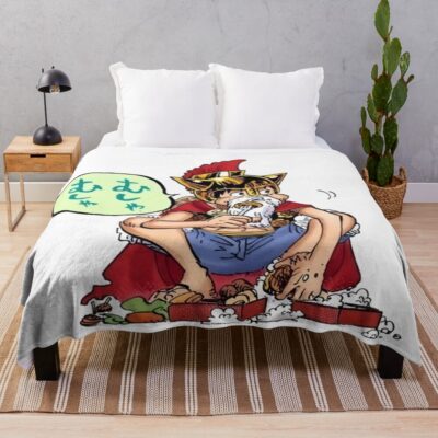 Monkey D Luffy Dressrosa Throw Blanket