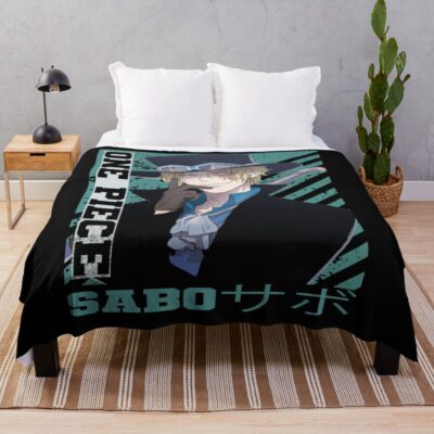 Sabo Flame Emperor Legacy Throw Blanket