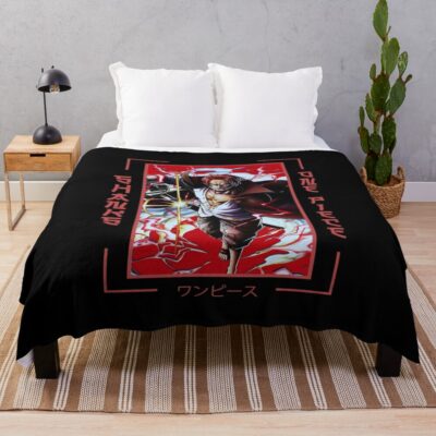 Shanks Master Of Haki Throw Blanket