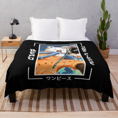 Bepo Heart Pirates Guardian Throw Blanket