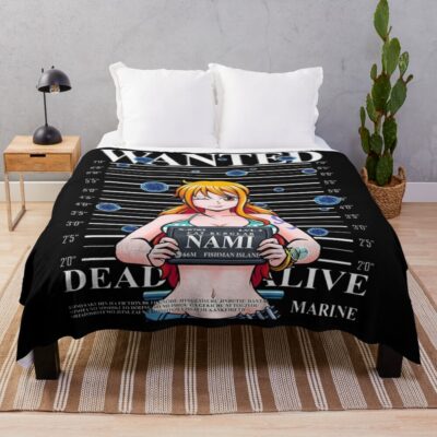 Nami The Cat Burglar Throw Blanket