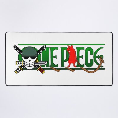 Roronoa Zoro Pirate Hunter Logo Mouse Pad