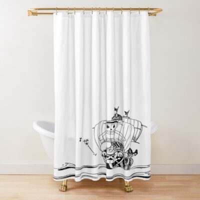 Going Merry Pirate Ship Cover Shower Curtain