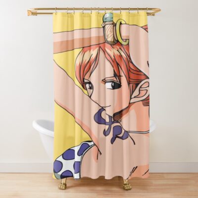 Nami One Piece Anime Shower Curtain