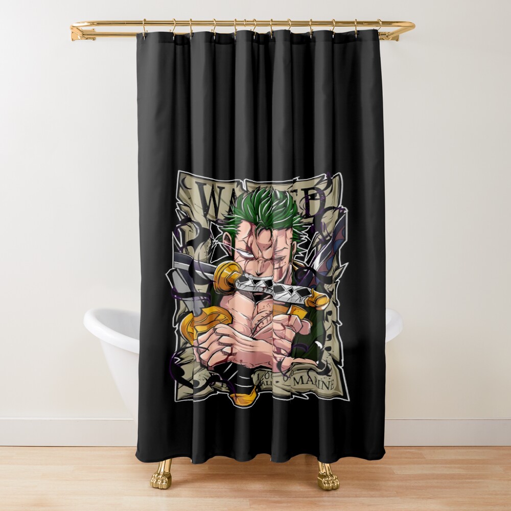 Roronoa Zoro King Of Hell Shower Curtain