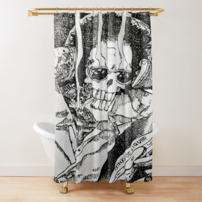 Brook Soul King Musician Shower Curtain