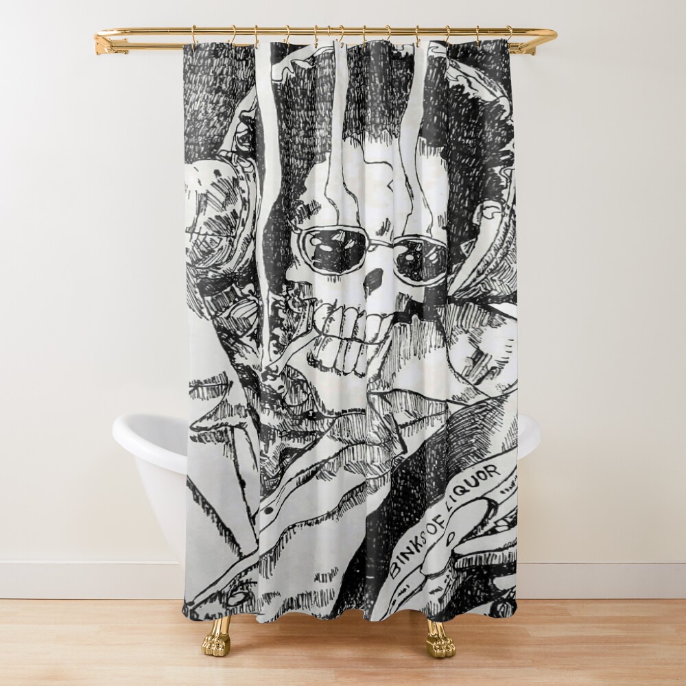Brook Soul King Musician Shower Curtain