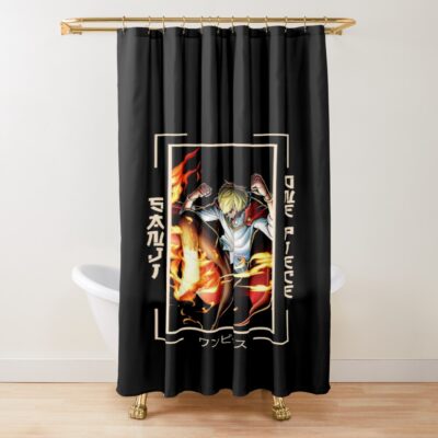 Vinsmoke Sanji Straw Hat Shower Curtain