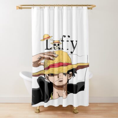 Monkey D Luffy Pirate King Shower Curtain