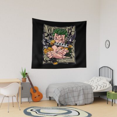 Roronoa Zoro King Of Hell Tapestry