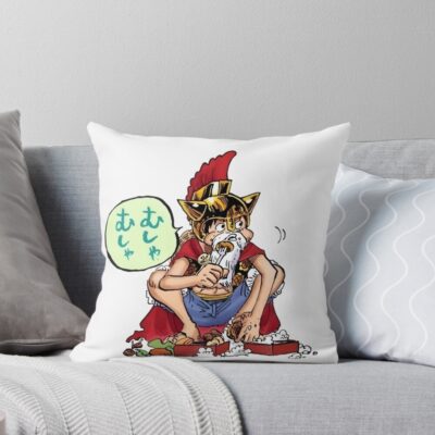 Monkey D Luffy Dressrosa Throw Pillow