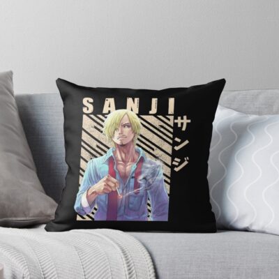 Sanji Diable Jambe Style Throw Pillow