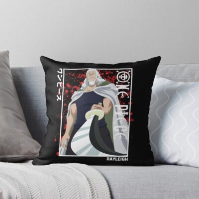 Rayleigh Legendary Pirate Mentor Throw Pillow