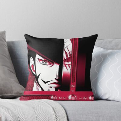 Dracule Mihawk Greatest Swordsman Throw Pillow