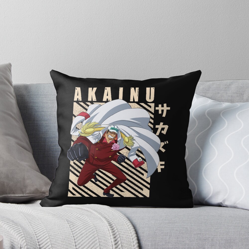 Fleet Admiral Akainu Justice Throw Pillow