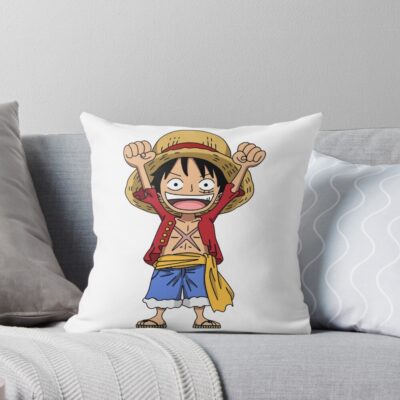 A Very Happy Cowboy Throw Pillow