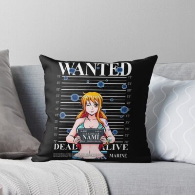 Nami The Cat Burglar Throw Pillow