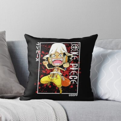 Usopp Sniper King Legend Throw Pillow