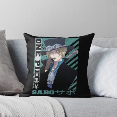 Sabo Flame Emperor Legacy Throw Pillow