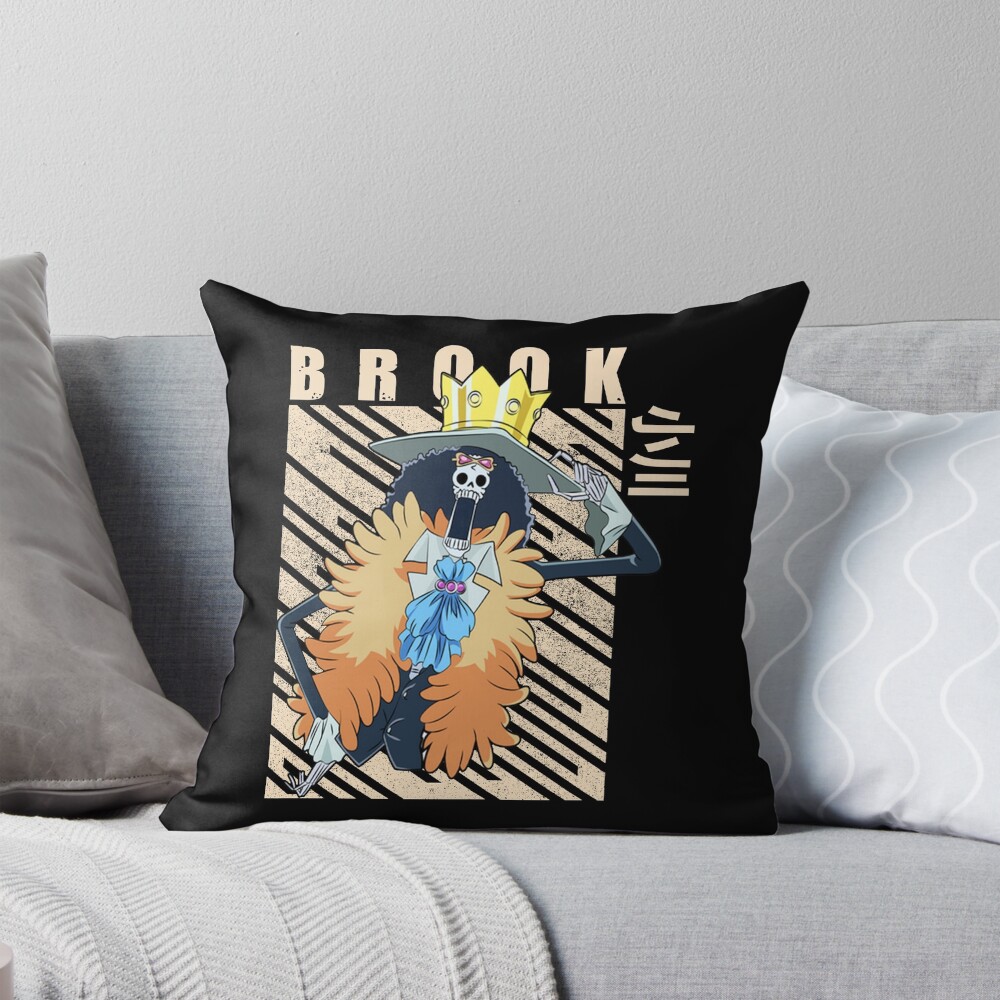 Brook Soul King Musician Throw Pillow