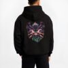 zoro one piece black hoodie male back view - One Piece Merch Canada