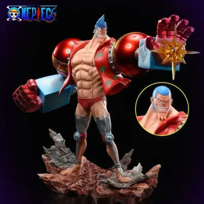 28.5cm/11.22in One Piece Franky PVC Desktop Action Figure Model