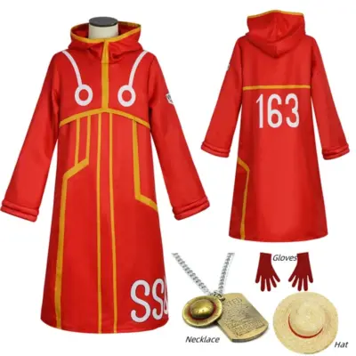 One Piece Luffy Egghead Island Jacket Cosplay Costume