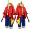 One Piece Luffy Monkey D Halloween Cosplay Costume Set